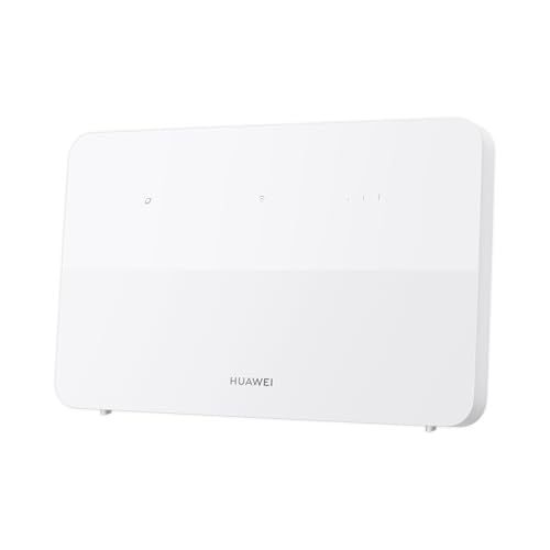 HUAWEI Router 4G+ CPE 5, B636, Router SIM LTE, Cat 7+, DL 400 Mbps/UL 200 Mbps, Wi-Fi 6 AX3000, 4 portas Ethernet LAN, diagnóstico Wi-Fi visualizado, cobertura de sinal de grau industrial Al