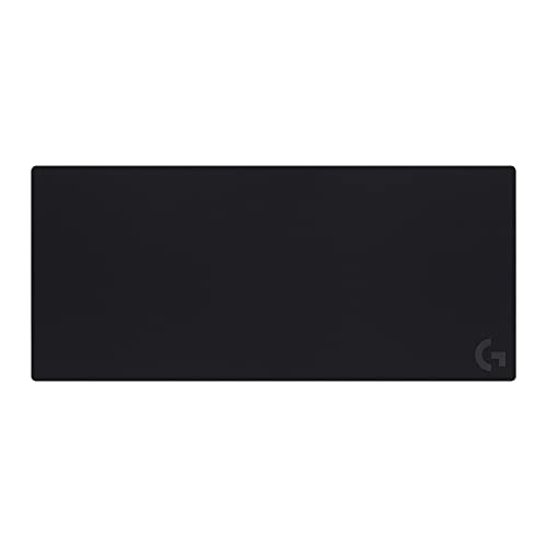 Logitech G G840 Tapete de rato para jogos XL, otimado para sensores de jogos, fricção superficial média, tapete antiderrapante, acessórios/jogos Mac e PC, 900 x 400 x 3 mm