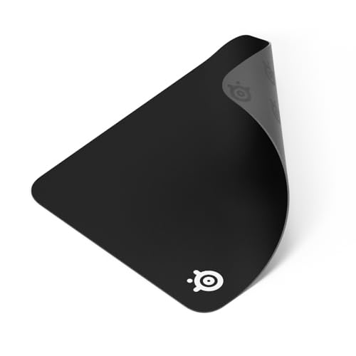 SteelSeries QcK - Tapete de rato para jogos - borracha - superfície microtecida exclusiva - otimizada para sensores de jogos - Tamanho M (320 mm x 270 mm x 2 mm)