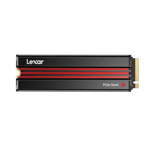 Lexar EQ790 SSD 2TB com dissipador de calor, M.2 2280 PCIe Gen4x4 NVMe SSD interno, velocidade até 7000 MB/s, unidade de estado sólido para PS5, PC