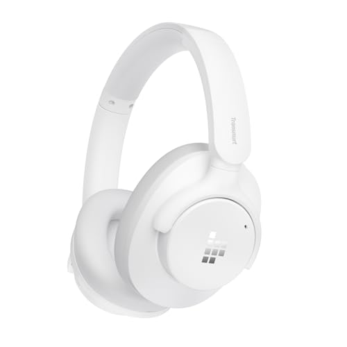Tronsmart Q20S Capacetes sem fios cancelamento de ruído ativo híbrido com vários modos, som Hi-Res áudio, reprodução de 60H, controlo de aplicações, ajuste confortável, sem fios auriculares com
