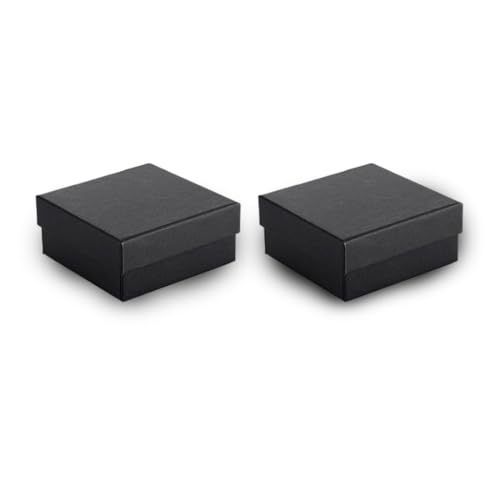 ZKGYUS 2 peças caixa de presente pequena, pequenas caixas de presente, caixa de presente jóias, presentes exclusivos, caixa de presente, caixas de presente pequenas Natal (8 * 8 * 2 cm)