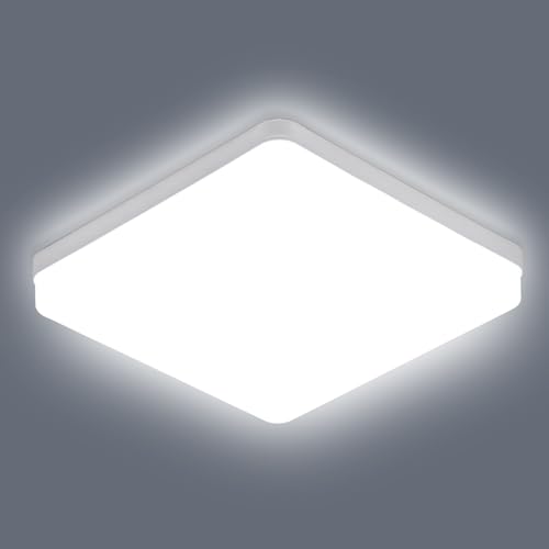 Comely Plafon LED teto, 36 W 4050 LM candeeiro de teto IP44 impermeável, luz de teto moderna para cozinha casa de banho quarto varanda sala corredor, 6500 K branco frio