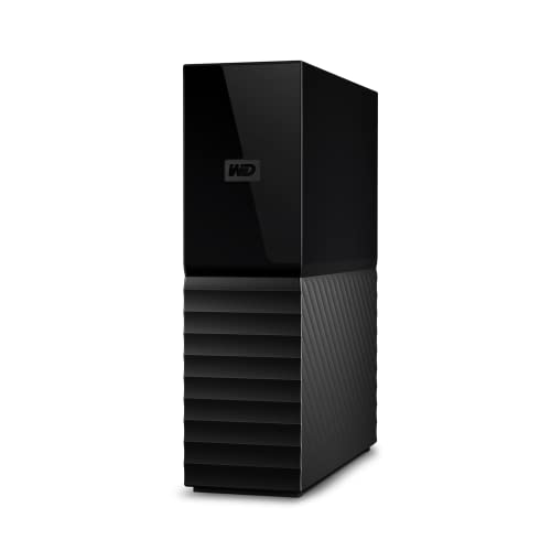 WD 18TB My Book Disco rígido externo de mesa com USB 3.0 e software para gestão de dispositivos, cópia de segurança e proteção com senha, funciona com PC e Mac