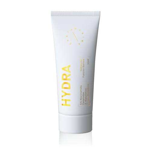 Santamarina Cosmetics Creme hidratante facial HYDRA - creme de dia e creme de noite - Hidratante facial função de barreira adequada para todos os tipos de pele - contém ácido hialurónico e niacinamida