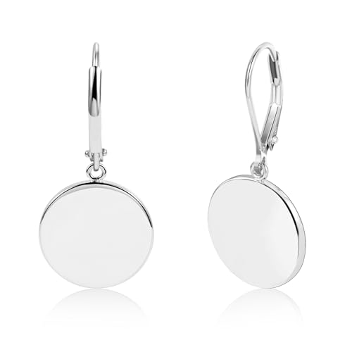 ALEXCRAFT Brincos de prata 925 brincos de aro brincos de coração para mulher, brincos de gota alergénicos brincos de gota de coração brincos de aro de moda para mulher menina