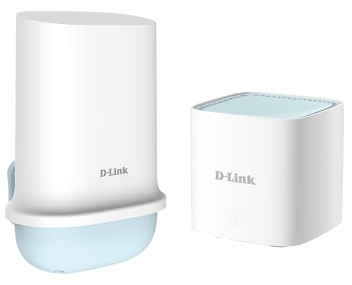 D-Link DWP-1010/KT Kit de antena 5G para exterior e roteador Wi-Fi 6 1500 Mbps interior, configuração fácil desde App, melhor recepção 5G/4G, antena exterior de alta capacidade.