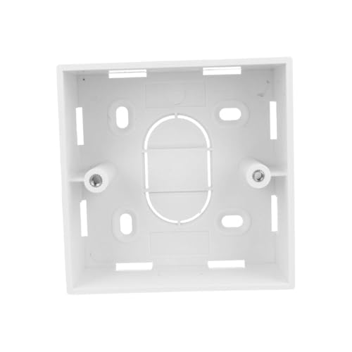 Caixa embutida parede quadrada 86 x 86, estilo padrão chinês, excelente para termostato Touch Panel, de plástico (86 x 86 x 42 mm)
