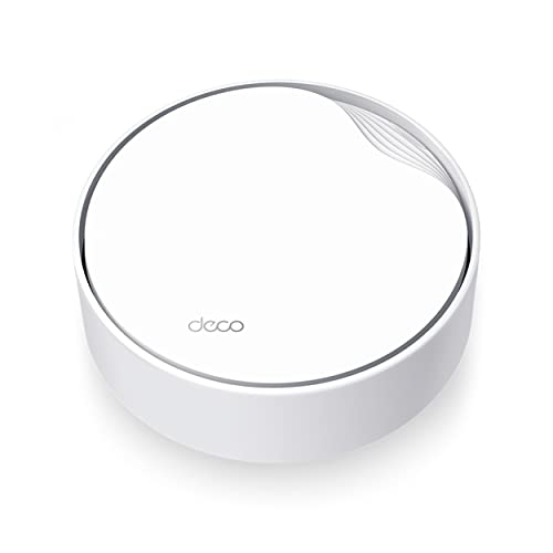 TP-Link Deco X50-PoE (1 pacote), WiFi Mesh AX3000 Mbps, dupla band, sistema Wi-Fi 6, 1 porta de 2,5 Gbps + 1 porta Gigabit, até 230 m², é possível até 150 dispositivo, CC. Compatível com G. oogle Home