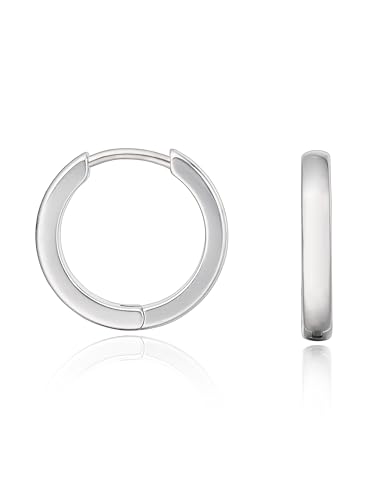 Limerencia Brincos de argola hipoalergénicos de titânio puro G23 para mulheres e meninas com orelhas sensíveis.