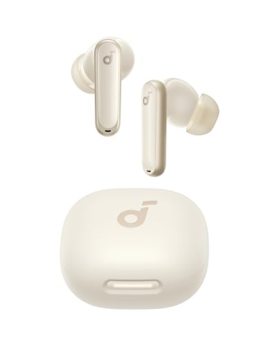 Soundcore da Anker P40i Auriculares sem fios Bluetooth com cancelamento de ruído adaptativo ao ambiente, graves intensos, 60 horas, suporte para telefone, IPX5, carregamento sem fio, Bluetooth 5.3