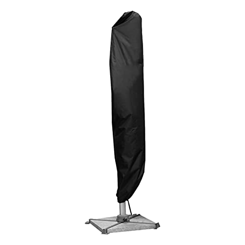 AWNIC Capa para guarda-chuva, capa guarda-sol de proteção UV e impermeável, suporte lateral 3 x 4 m 210D tecido Oxford resistente ao desgaste, capa guarda-sol para praia, jardim ao ar livre e campismo