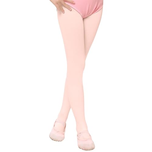 EULANT Meias de balé para menina, 90 Den meias brancas de dança, esticar grosso meias calças de mulher, meias de balé para apresentação de balé/aulas de balé