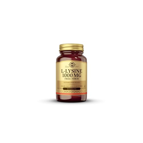 Solgar L-Lisina 1000 mg Forma livre, 50 comprimidos