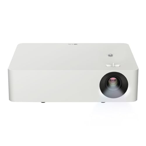 LG CineBeam PF610P Projetor Full HD com SmartTV, até 120', WebOS 5.0, lâmpada LED RGBB, 1.000 lúmenes, resolução 1920 x 1080, HDR10, 150.000:1, conectividade sem fios, C. Cheiro branco