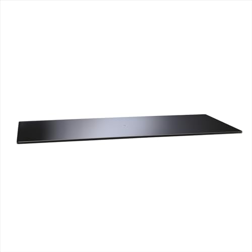 Meliconi Rotobase Elite L Suporte rotativo para monitor e TV, base giratória de 360°, carga 70 kg, vidro temperado, preto