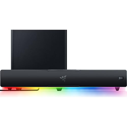 Razer Leviathan V2 Barra de som Bluetooth RGB 7.1 com subwoofer