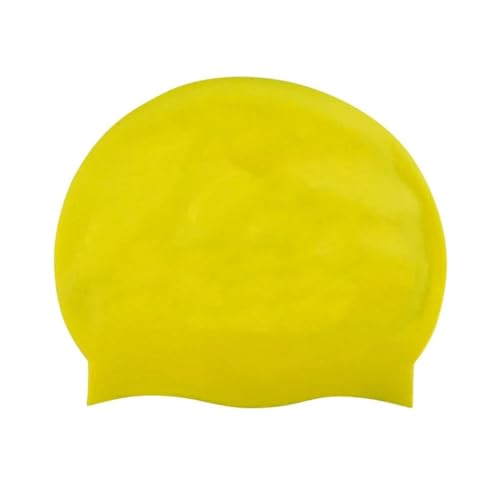 HYCOPROT Boné de natação para crianças, 100% silicone gorro de natação antiderrapante, gorro de natação impermeável confortável e elástico, gorro de natação clássico para cabelo comprido e curto