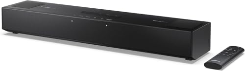 Sharp HT-SB700 Barra de som compacta 2.0.2, Dolby Atmos, Bluetooth com HDMI eARC/CEC, potência total de 140 W, 52 cm, cor preta