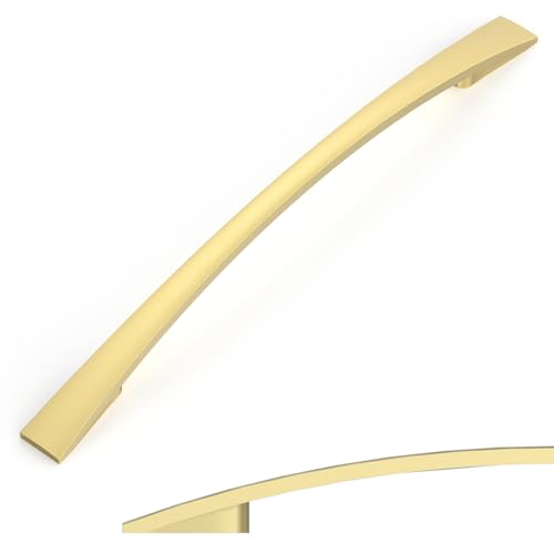 Amerdeco 10 peças puxadores cozinha 160 mm puxadores armários dourados puxador porta puxadores gavetas de móveis UK0023