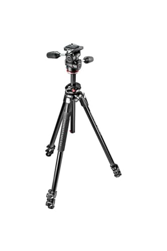 Manfrotto 290 Kit de tripé duplo com rótula 3 Way (alumínio)