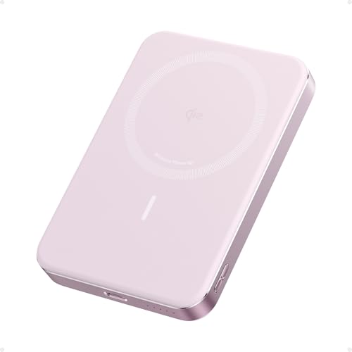 Anker MagGo Power Bank, bateria magnética ultrafina de 10000 mAh, certificado Qi2, carregador portátil de 15 W, carregador compatível com MagSafe, design ergonómico, apenas para iPhone 15/14/13/12