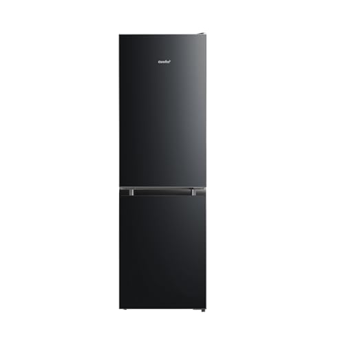 Comfee ' RCB169DK2(E) 174L frigorífico com congelador/altura 150 cm/Low Frost/temperatura ajustável do frigorífico/luz LED/195 kWh/ano/115L frigorífico/59L congelador/preto