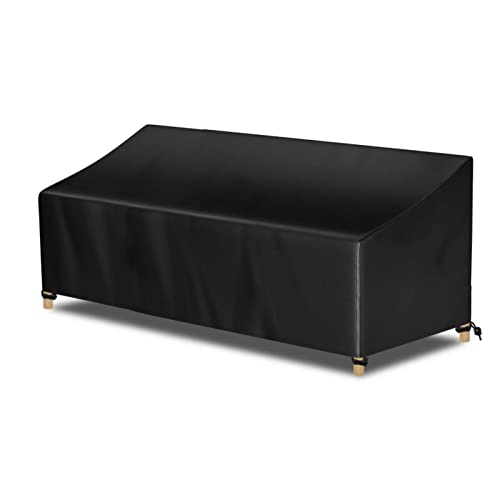AWNIC Capa de sofá de 3 lugares para exterior, impermeável, capa de sofá seccional de jardim, capas para móveis de pátio, 220 x 85 x 71 cm