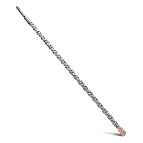 MOXPIFY 18 x 800 mm SDS Plus Broca com hélice dupla, para betão, pedra, pedra natural