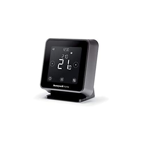 Honeywell Home T6R Termostato inteligente sem fio com Wi-Fi e aplicativo móvel, economiza energia e dinheiro, compatível com Apple HomeKit, Google Home, Amazon Alexa e IFTTT, preto (1 peça)