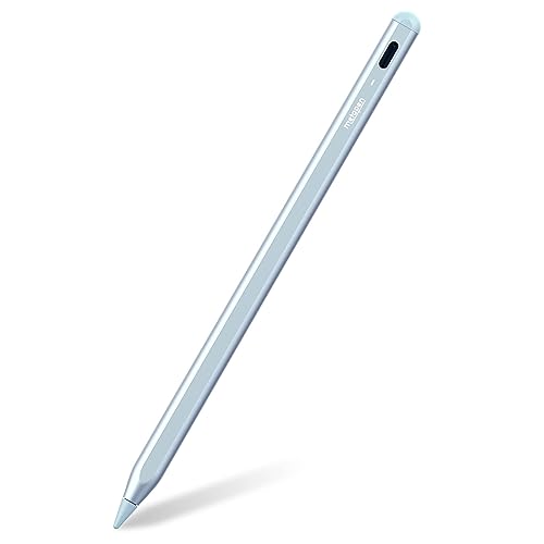 2025 Caneta tátil para iPad, metapen A8 azul, precisão de pixel, baixa atenção, ideal para notas, desenho e assinatura, tylus caneta compatível com iPad 6/7/8/9/10/11 (A16), Mini 5/6, Air 3/4 /5/M2/M3