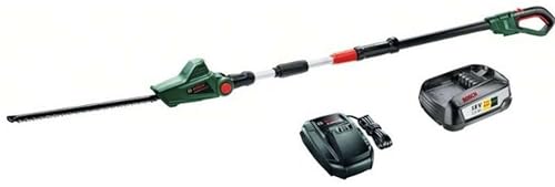 Bosch Tesoura corta-sebes telescópicas a bateria UniversalHedgePole 18, 1 bateria, sistema de 18 V, em caixa