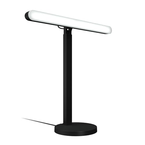 Logitech G Litra Beam, luz LED principal premium para jogar, TrueSoft, suporte de mesa ajustável, configurações de brilho/temperatura de cor, controlo de aplicação de mesa, PC/Mac, grafite