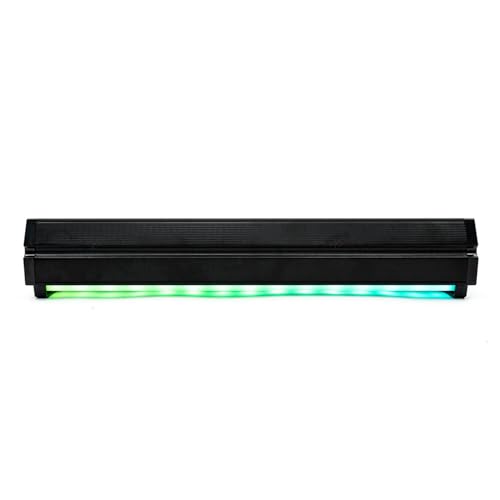 Woxter Big Bass 310 Barra de som com potência de 20 W (retroiluminados RGB, PC/PS4/Xbox/TV/Móvel/Tablet), alimentado por USB, cor preta