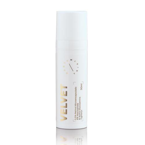 Santamarina Cosmetics Serum Retinol facial 0,5 VELVET - Retinol soro noite pele normal - tratamento antienvelhecimento melhora a textura da pele, perda de firmeza e hiperpigmentação, 30 ml