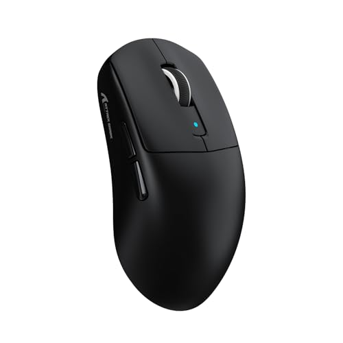 MAMBASNAKE x Attack Shark R6 39 g Superlight Mouse, PixArt PAW3950MAX Gaming Sensor, Wireless 8K Mouse, MCU Nodic 52840, BT/2.4G/Wired Gaming Mouse, ajustável dpi 42000, para Win11/Xbox/PS/Mac - Preto