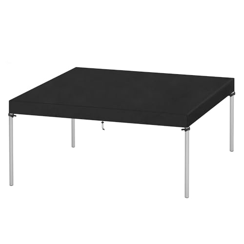 VANSHEIM Capa exterior impermeável capa mesa exterior capa protetora móveis jardim capa mesa jardim durabilidade tecido Oxford 220 x 140 x 15 cm