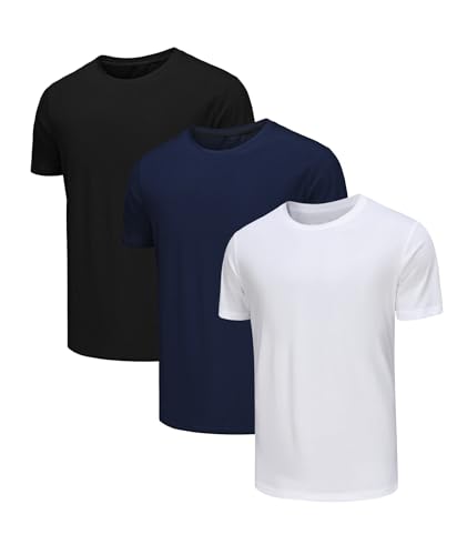 Djtnzdm T-shirt de algodão para homens de manga curta cor sólida casual t-shirt homem básica gola redonda anti-rugas t-shirt heavyweight