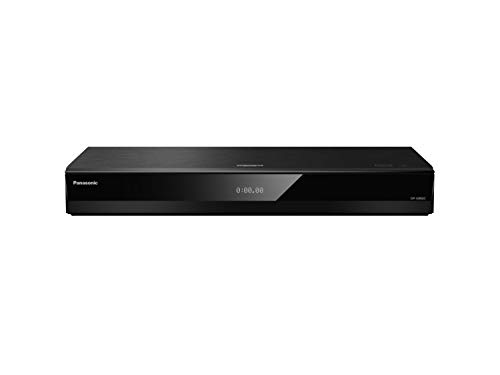 Panasonic DP-UB820EGK Leitor BLU-Ray Ultra HD, qualidade 4K/HDR, WiFi, áudio Hi-Res, Twin HDMI, reprodução 3D, compatível com MP3, USB, saída ótica, preto