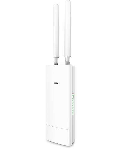 Cudy AC1200 Gigabit Modem Router para exteriores, 4G LTE Cat 6, IP65, antena desmontável, roteador com ranhura SIM, montagem em poste/parede, VPN, LT700 Outdoor