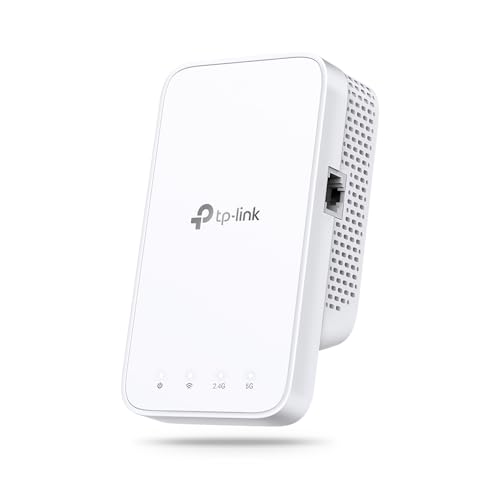 TP-Link RE330 WiFi Repeater, Amplificador AC1200, Extender up to 120 m2, Powerful Repeater with Ethernet Port, EasyMesh, compatível com todas as caixas de internet
