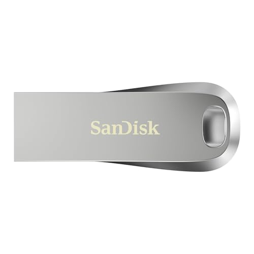 SanDisk 256 GB Ultra Luxe memória flash, USB 3.2, com velocidades de transferência até 400 MB/s