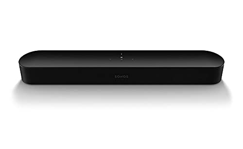 Sonos Barra de som Beam (2.ª geração). Compacto com Dolby Atmos e controlo por voz - preto