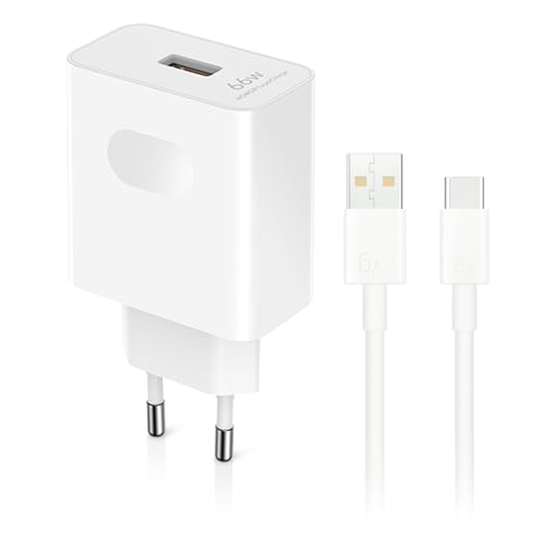 HONOR Carregador USB C de 66W Supercharge com cabo de carregamento para 6A, 200Lite, Magic6, 6Pro, 6Lite, 5 Pro, 90Lite, 70, Magic Pad 9, Pad X9, X8