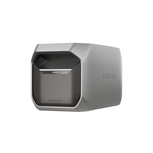 EF EcoFlow Bateria expansível de 1024 WH para Delta 3/Delta 3 Plus/Delta 3 1500, energia de apoio expansível para acampar, emergências domésticas, caravanas e autocaravanas