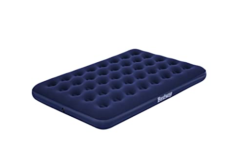 BESTWAY Colchão insuflável duplo completo, 191 x 137 x 22 cm, azul