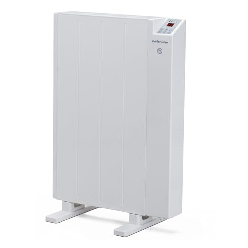 Mellerware - Emissor térmico baixo consumo Comfy! 600W WIFI | Programável 3 modos + Temp. Ajustável função janela aberta | temporizador, radiador elétrico potente, 10 m2, Google Home Alexa