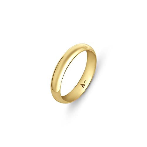 Amberta Allure aliança de casamento unissexo em ouro de 9 Quilates