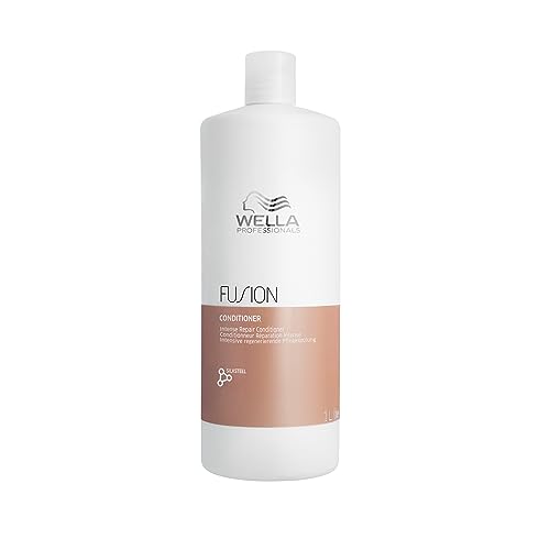 Wella Professionals Fusion Condicionador de reparação intenso tratamento hidratante para cabelos secos e danificados brilho anti-quebra