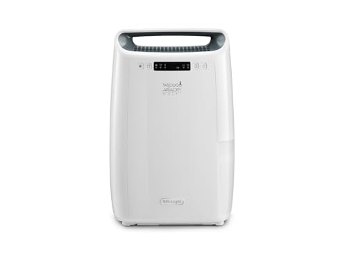 De'Longhi Tasciugo AriaDry Multi desumidificador DEXD216RF, desumidificador portátil com filtração de 3 ações, função de secagem, humidificação 16 L/dia, R290, depósito removível, preto